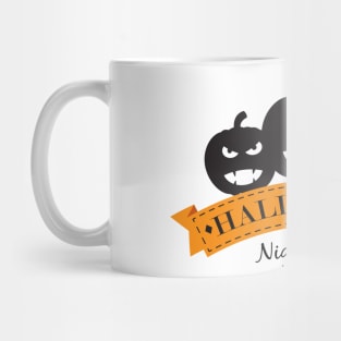 Halloween Pumpkin Banner Mug